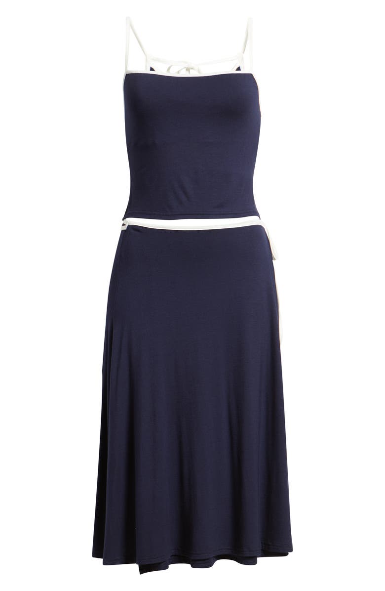 Free People Opal Tank & Skirt Set, Main, color, Navy Combo