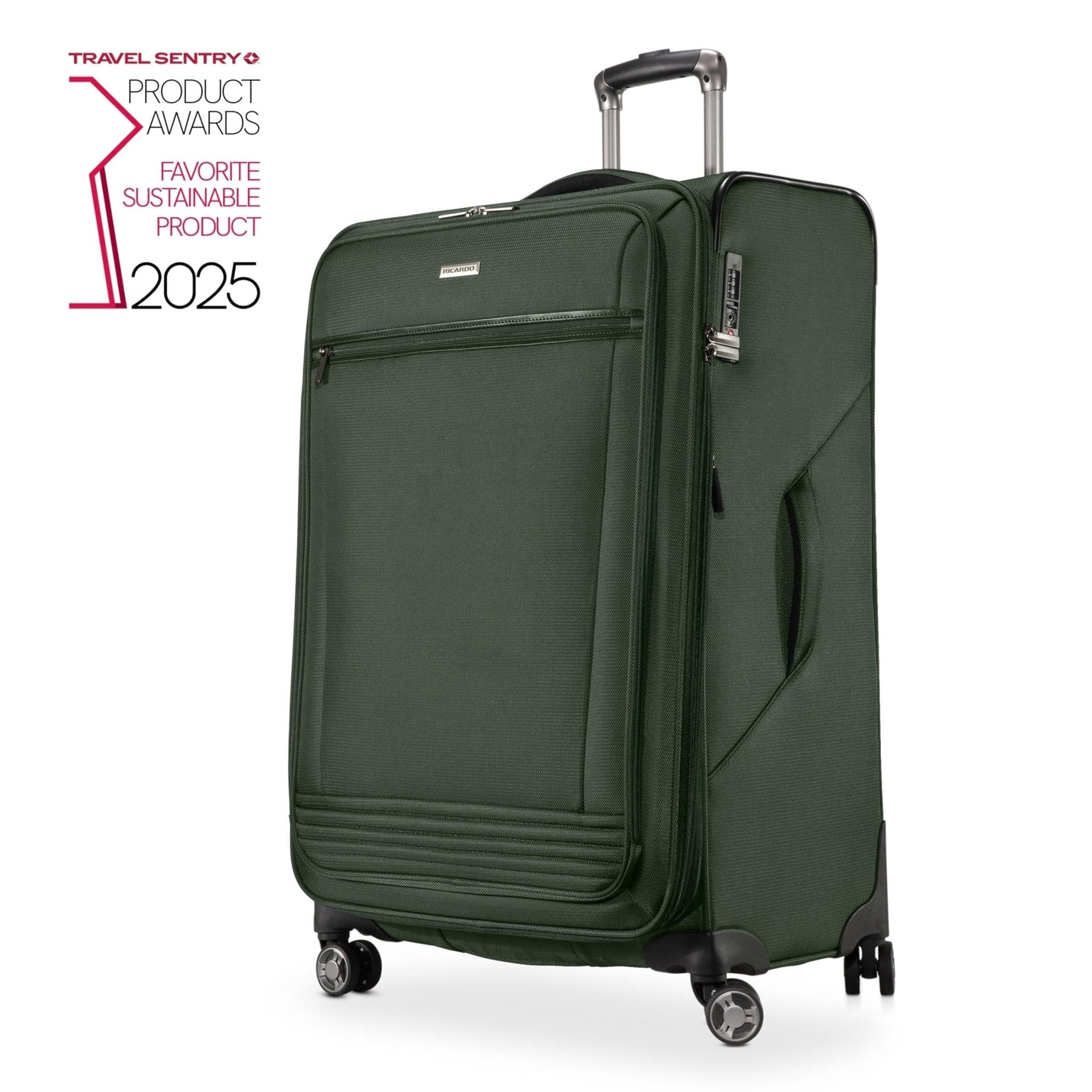 Ricardo Beverly Hills Avalon Softside 2 Piece Luggage, Alternate, color, Juniper Green