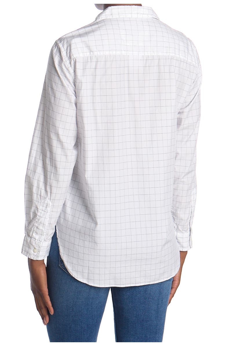 Frank & Eileen Frank Windowpane Print Tailored Fit Tunic Shirt, Alternate, color,