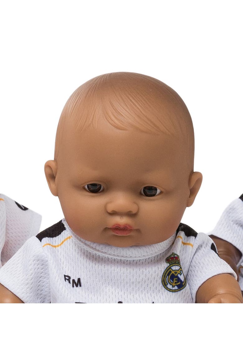 8 1/4 inch Baby Boy Doll with Real Madrid SoccerJersey, Alternate, color, Medium Skin