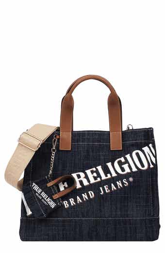 Medium Logo Denim Tote