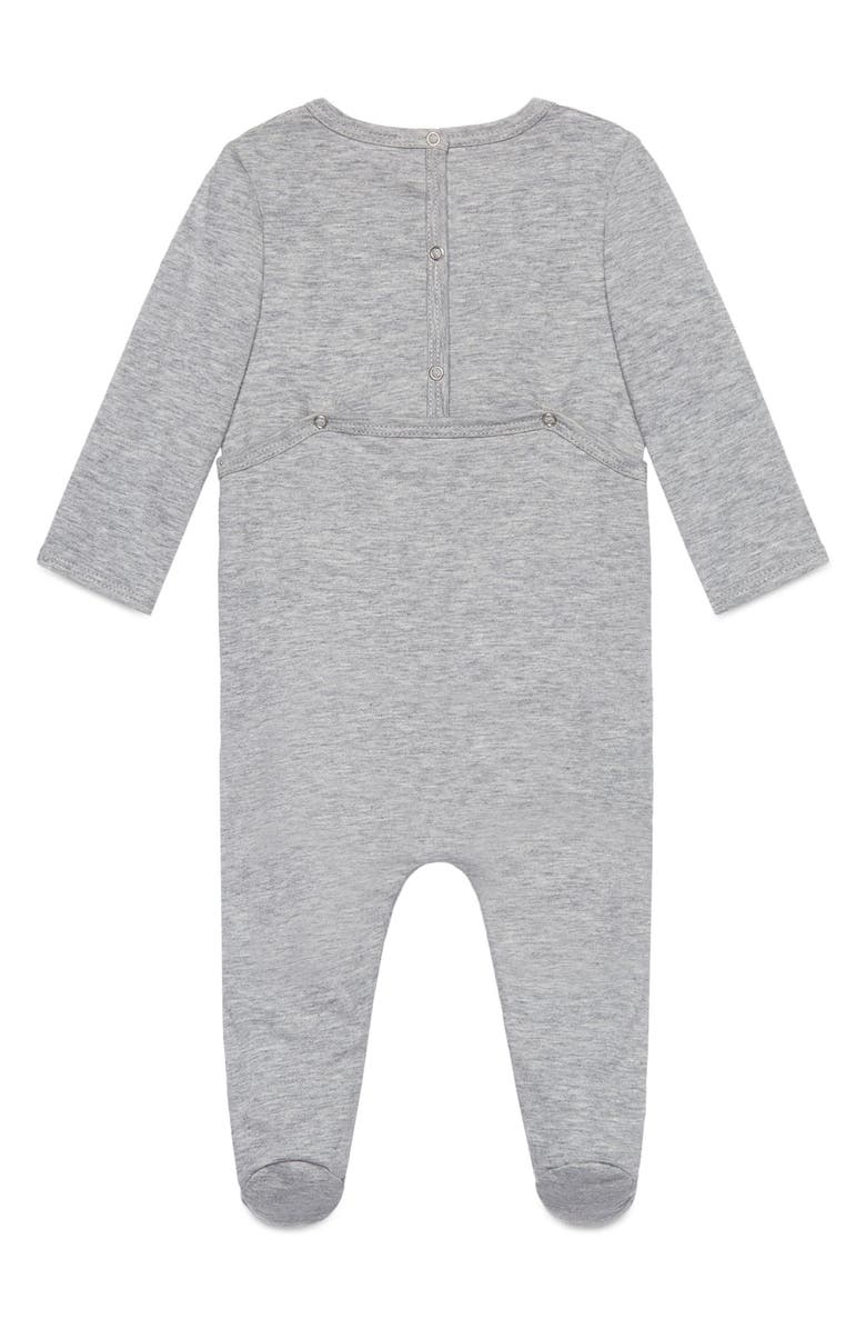 Gucci Graphic Cotton Romper, Alternate, color, 