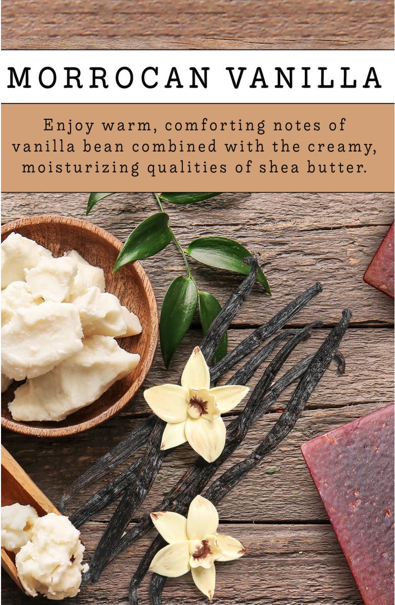 Lovery Handmade Goat Milk Soap Made in USA - Moroccan Vanilla - 3 Pack, Alternate, color, Red, Beige, Black