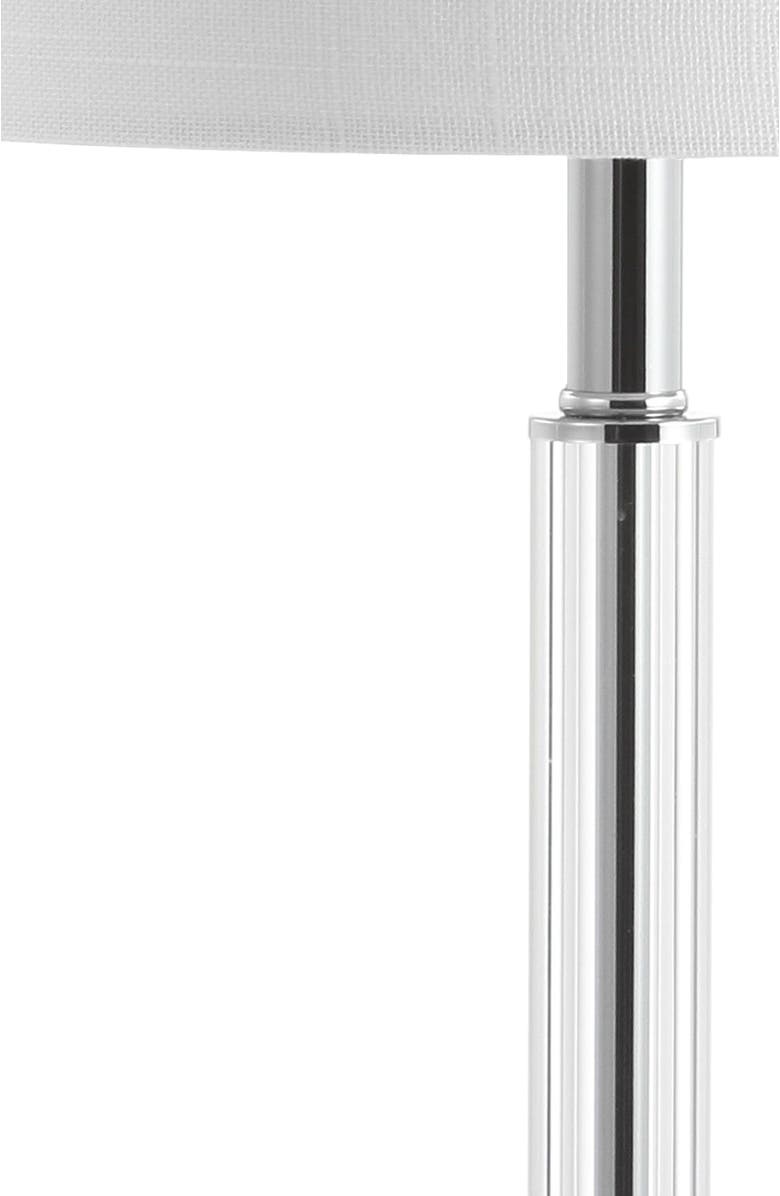 JONATHAN Y Dana 19.5" Crystal Column/Metal LED Table Lamp, Clear, Alternate, color, Clear