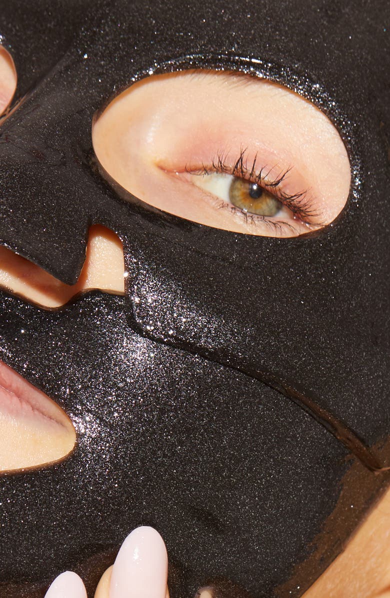 Skin Gym 5-Pack Youth Haus Royal Black Diamond Face Mask, Alternate, color, 