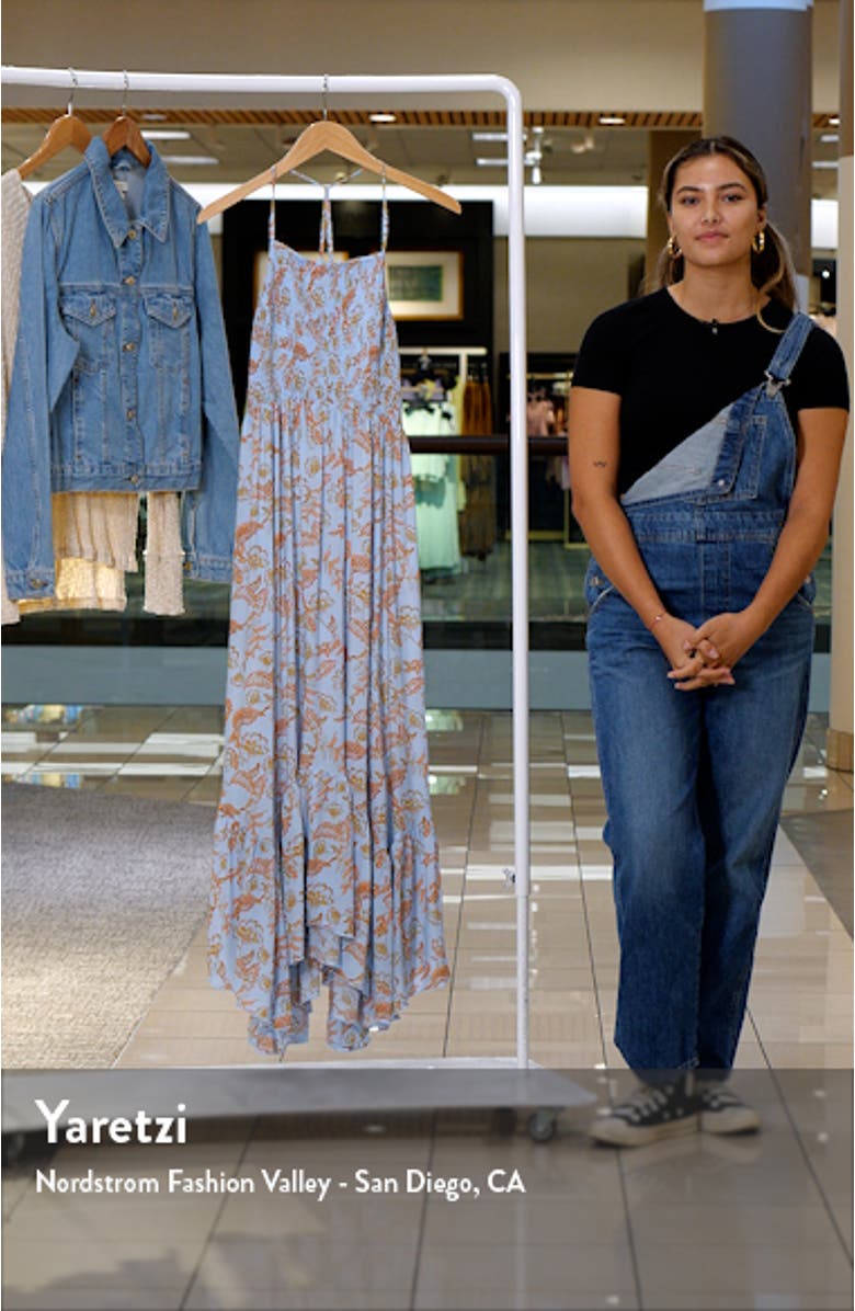 Heat Wave Floral Print High/Low Dress, sales video thumbnail