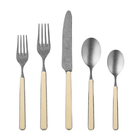 Fantasia Pewter Flatware Set - 5 Pieces
