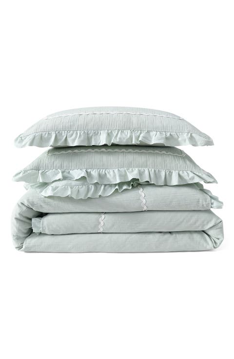 Rene Ruffle Comforter & Shams Set