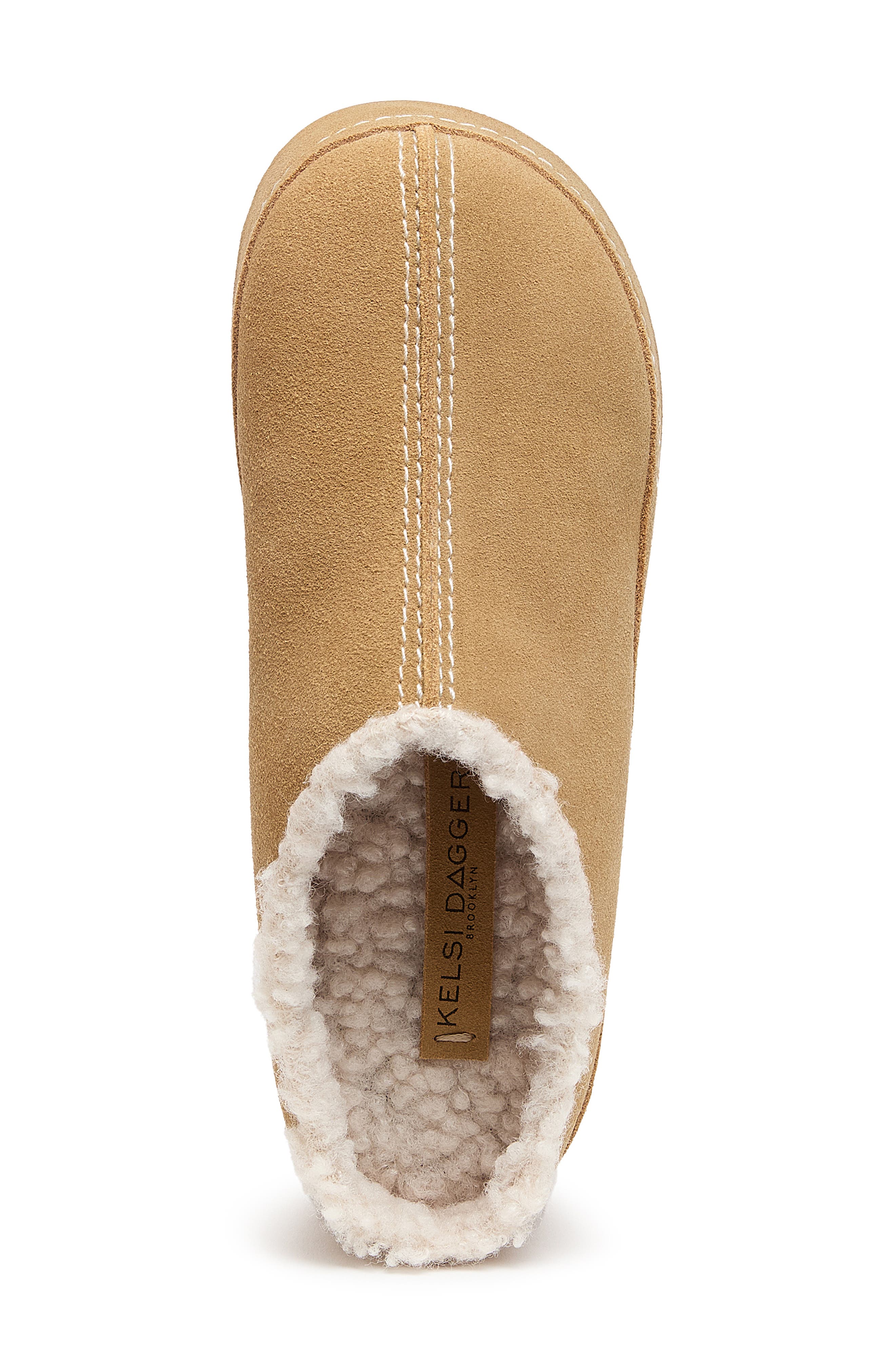 Kelsi Dagger Brooklyn Torrence Faux Shearling Lined Platform Clog, Alternate, color, Bison