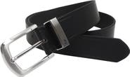 IZOD Mens Leather Jean Belt Metal Keeper