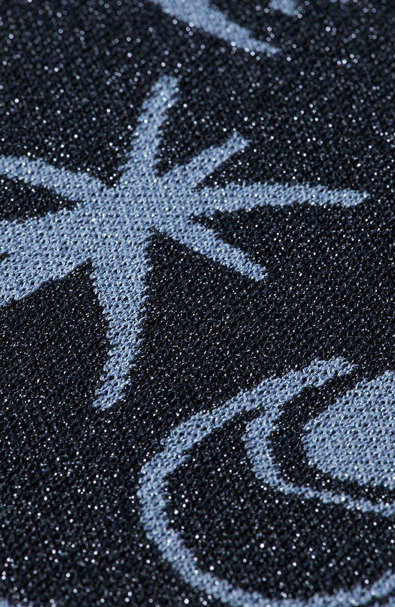 Scotch & Soda Metallic Jacquard Pants, Alternate, color, Cosmic Sky Spaced Carbon