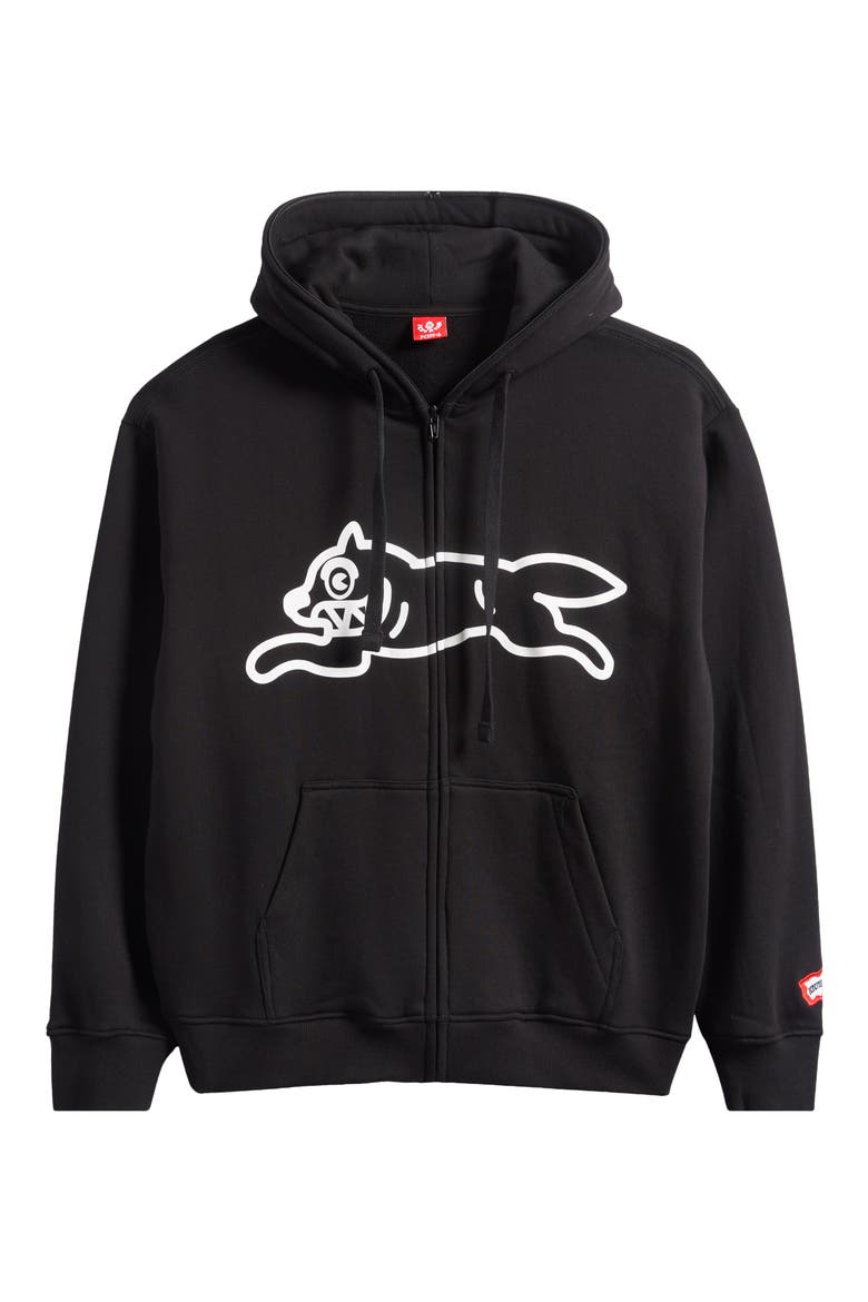 Zippy Graphic Zip Hoodie, Alternate, color, BLACK