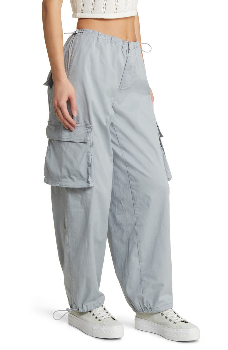 PacSun Stretch Cotton Cargo Parachute Pants, Alternate, color, 