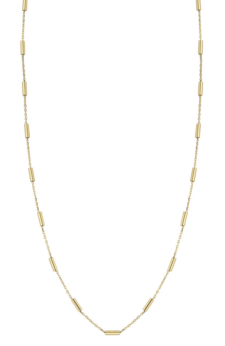 Ember Fine Jewelry <p>14K Gold Cylinder Necklace</p>, Main, color, Gold