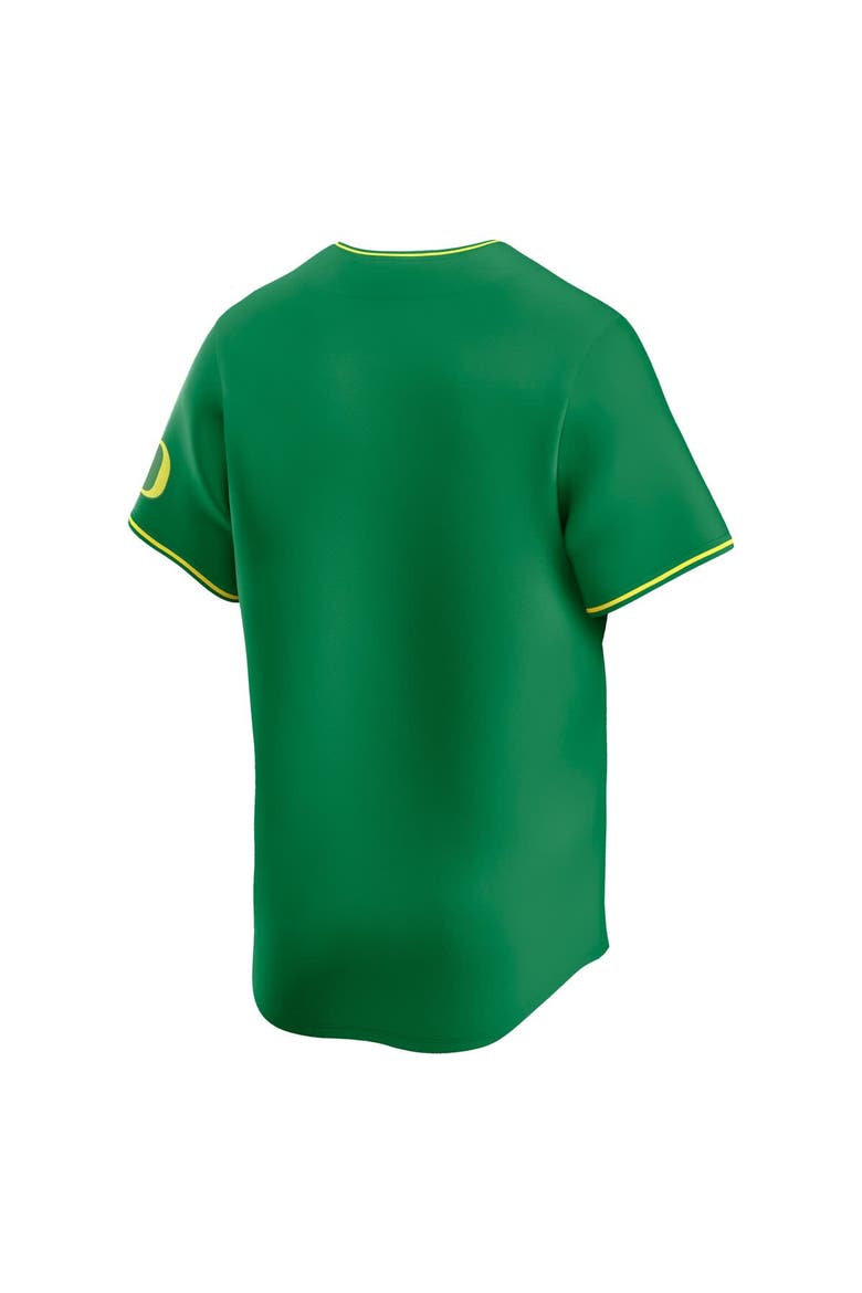 Men's Nike Green Oregon Ducks Baseball Limited Jersey, Alternate, color, Green