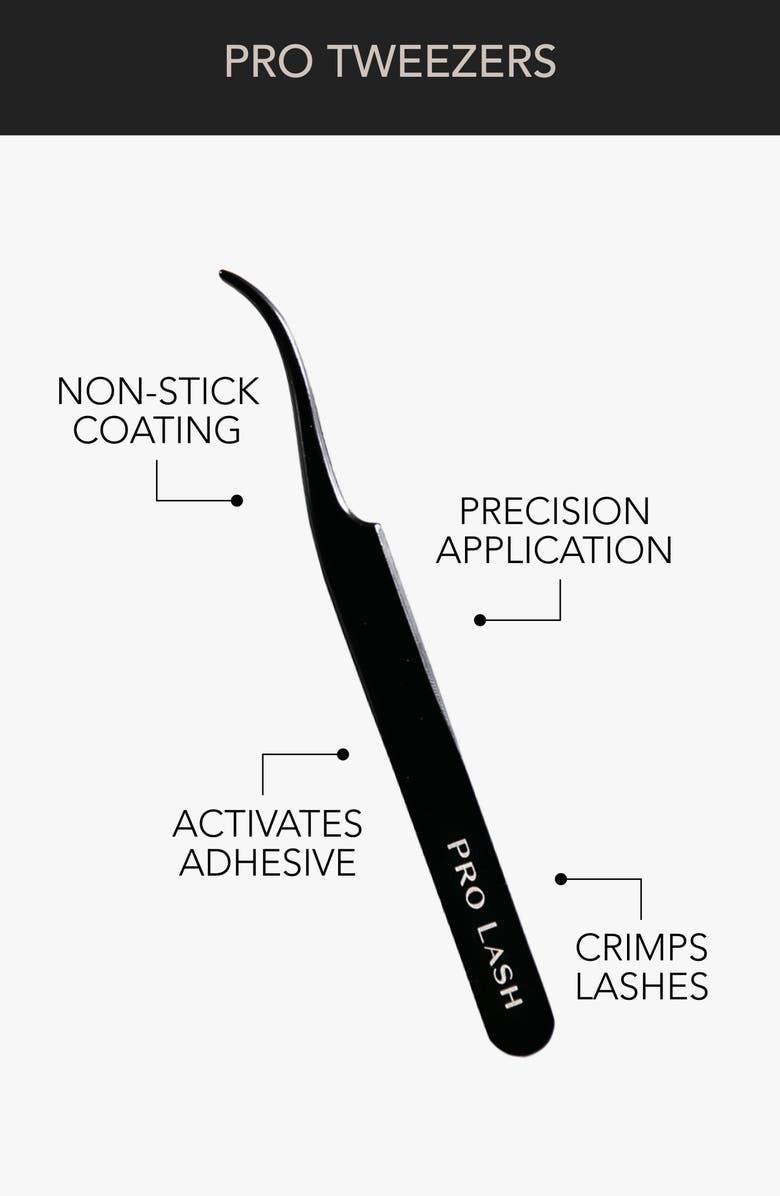 PRO LASH Pro Tweezers, Alternate, color, Black