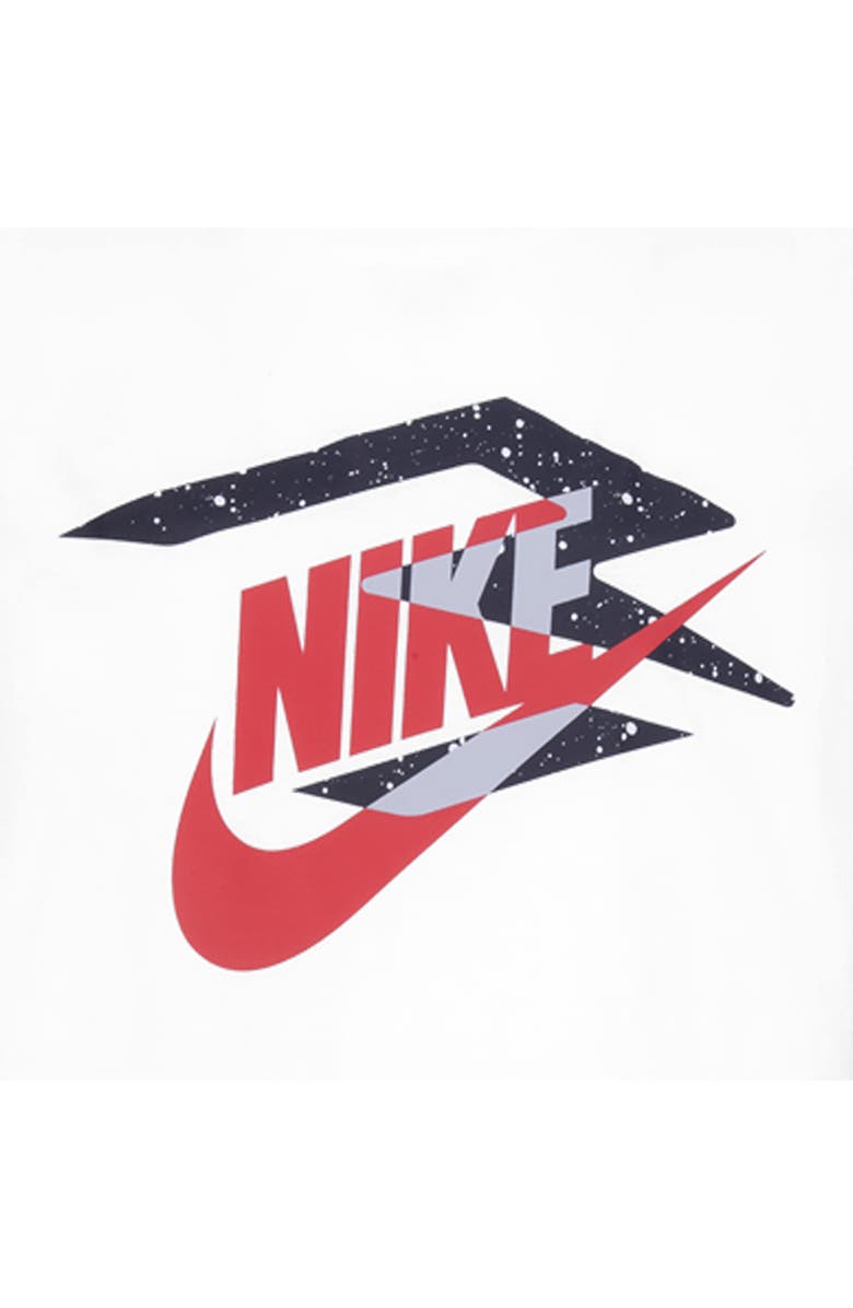 3 Brand Kids' Drippy Camo Mash Up Fleece Set, Alternate, color, White