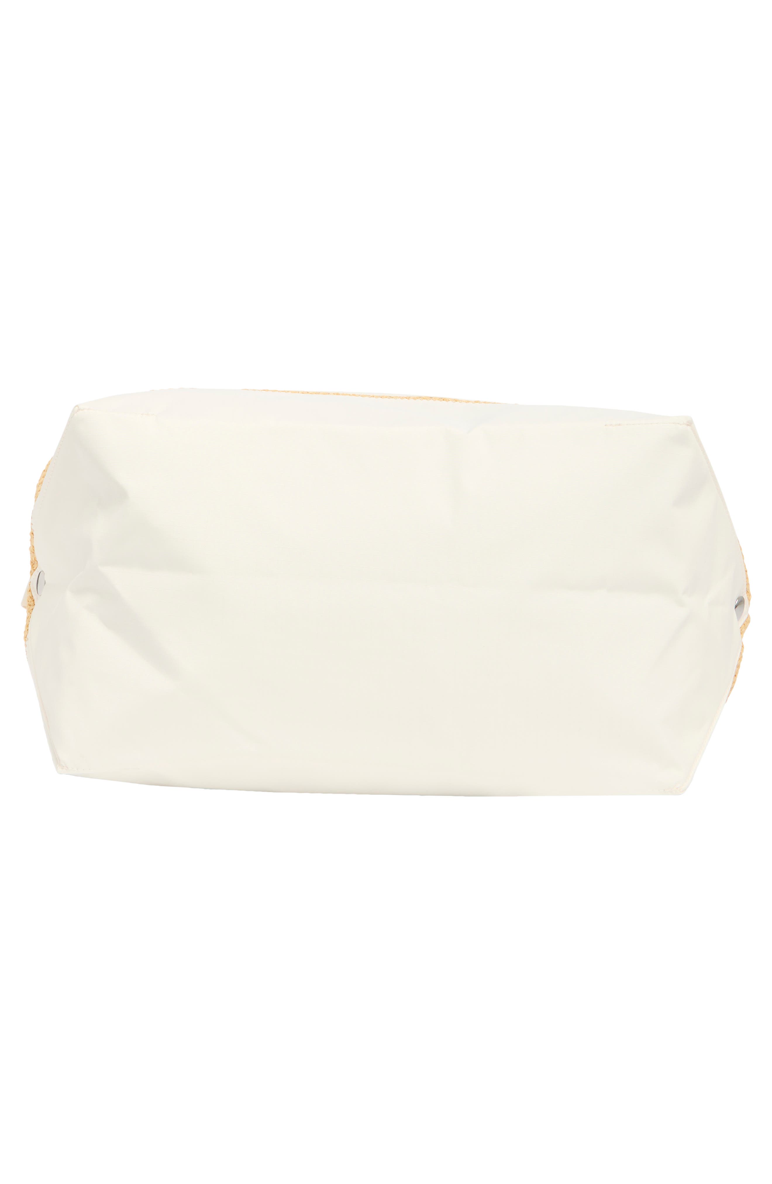 LeSportsac Raffia Large Shoulder Bag, Alternate, color, Meringue Raffia