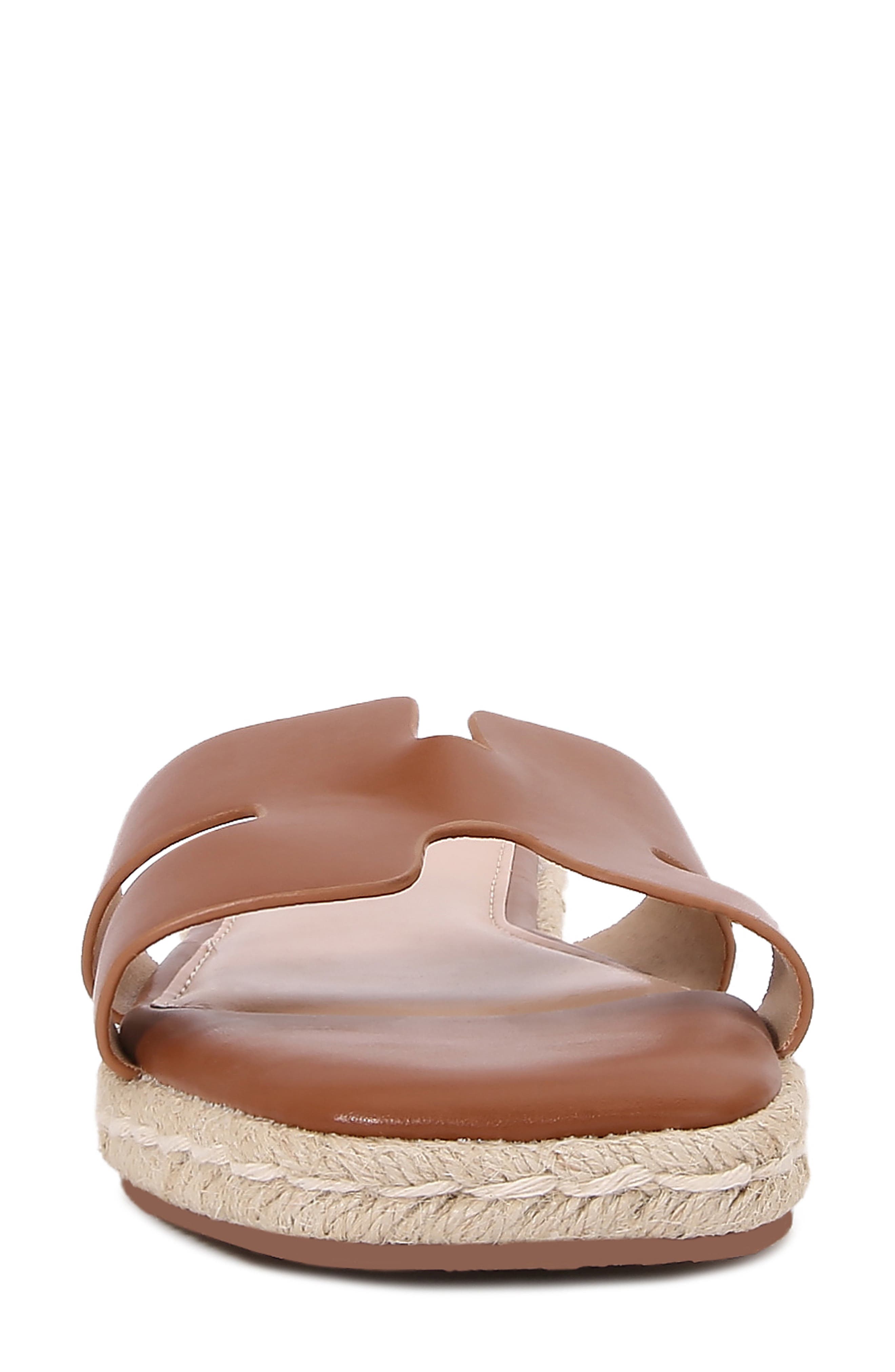 Kendra Espadrille Slide Sandal, Alternate, color, BROWN