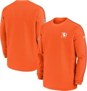 Nike Men's Nike Orange Denver Broncos Alternate Logo Coach Long Sleeve Top