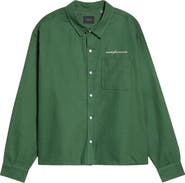 PacSun Sportster Cotton Canvas Button-Up Shirt