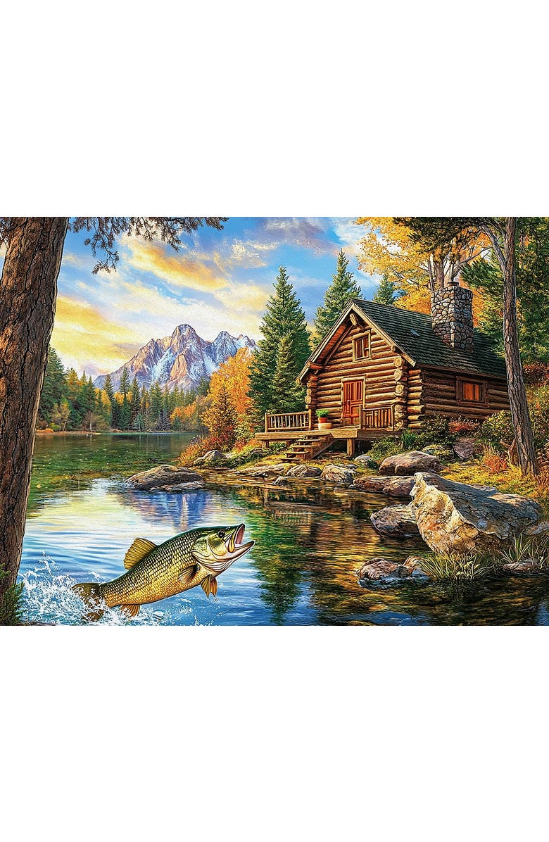Sunsout Lake house 500 piece Jigsaw Puzzle for Adults, Alternate, color, Multicolor