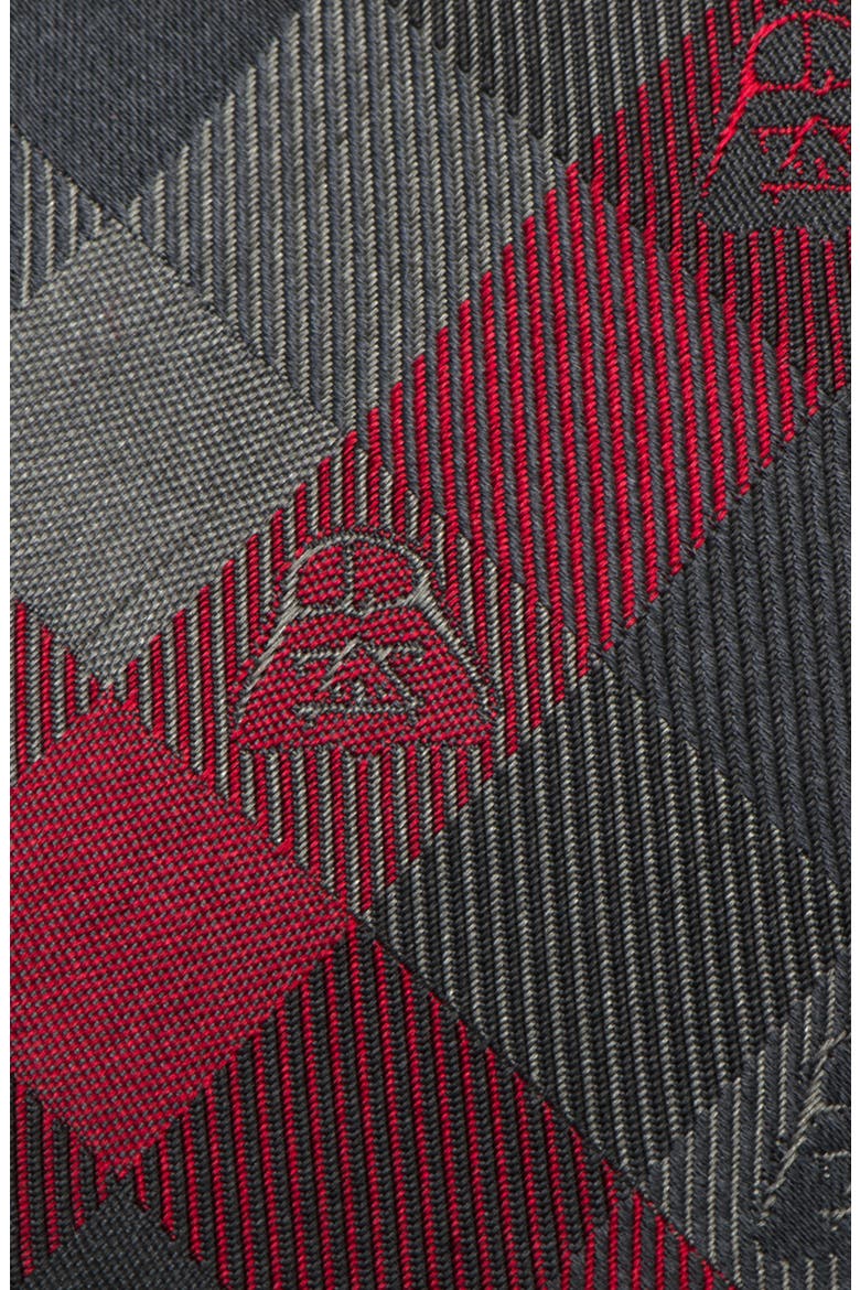 Star Wars™ - Darth Vader Red Plaid Silk Tie, Alternate, color, RED