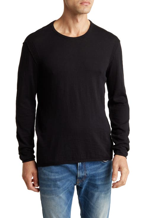 Cotton Slub Pullover Sweater