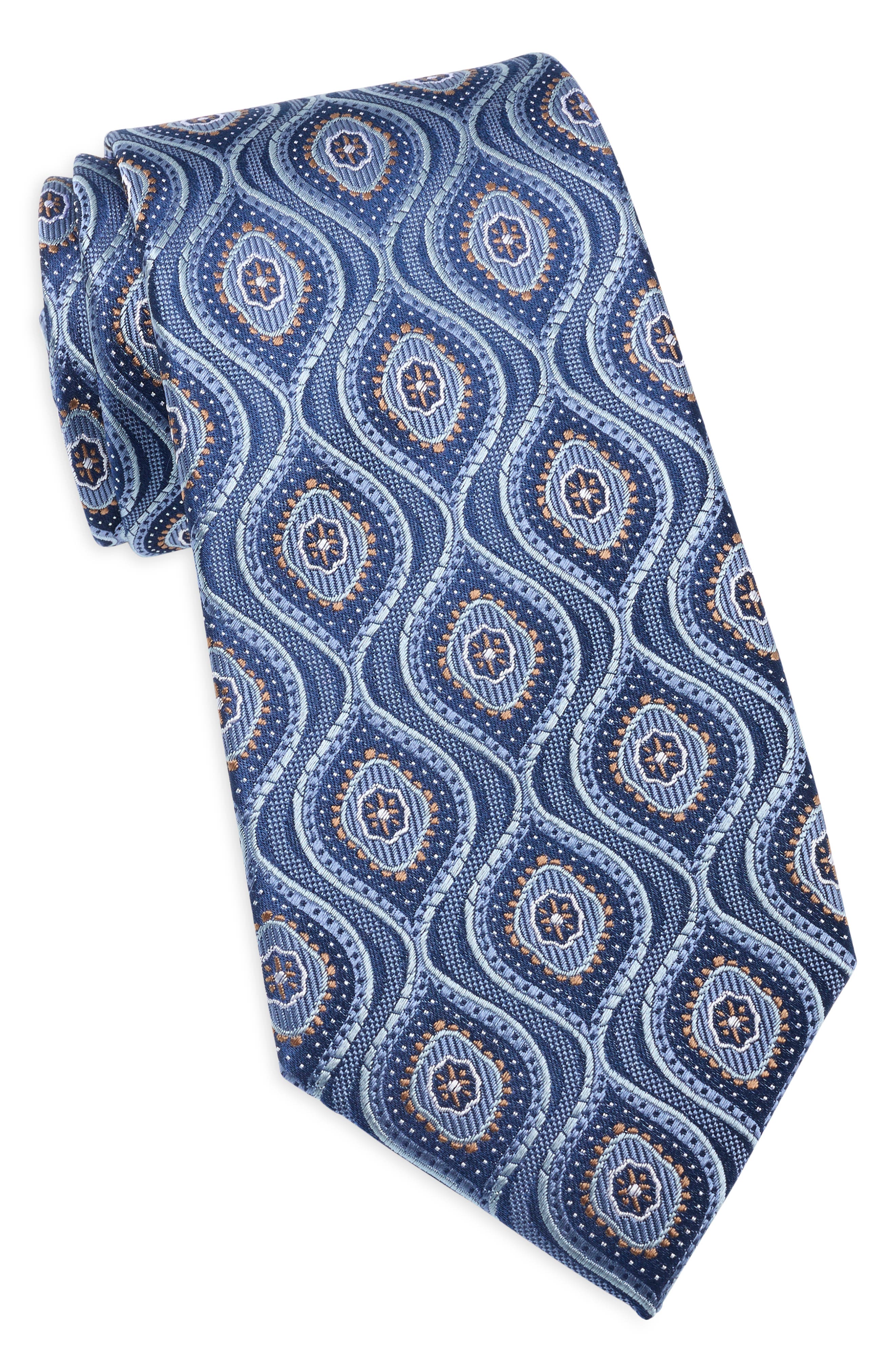 Duchamp Geometric Silk Tie