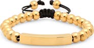 STEELTIME Men's ID Bead Bracelet