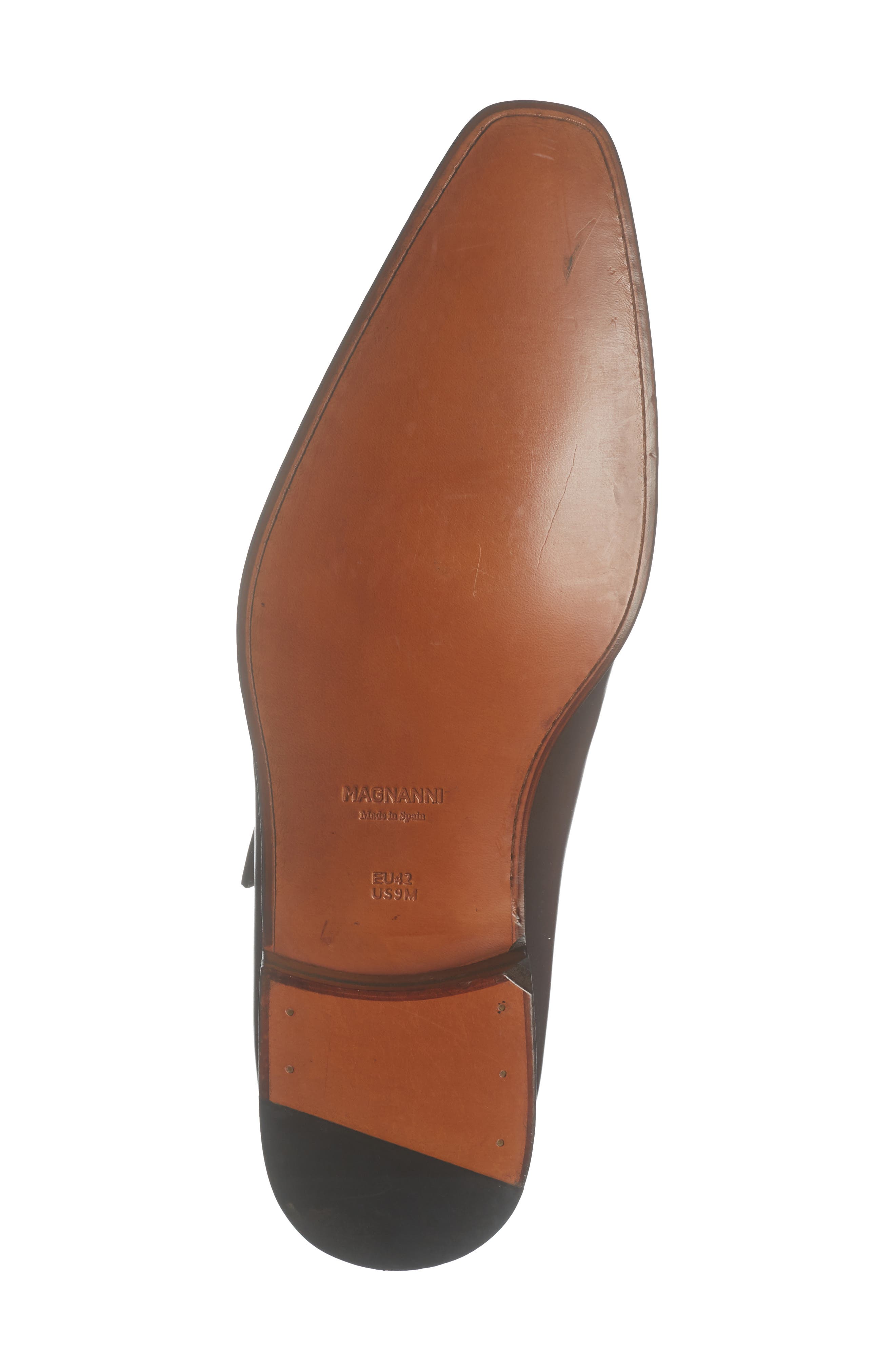 Monk Strap Shoe, Alternate, color, MIDBROWN