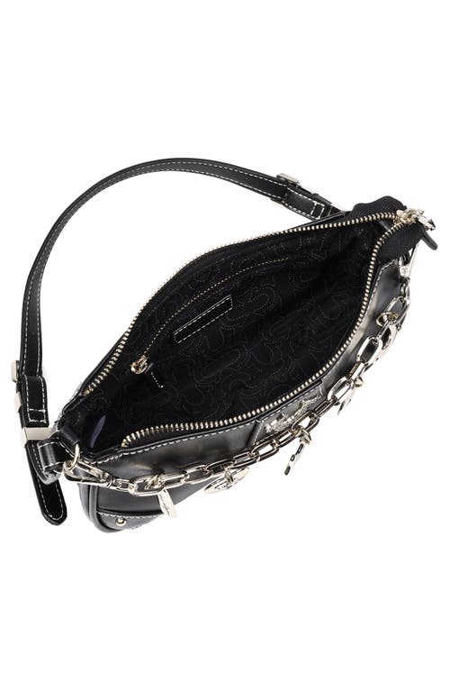 True Religion Horseshoe Chain Shoulder Bag In Black