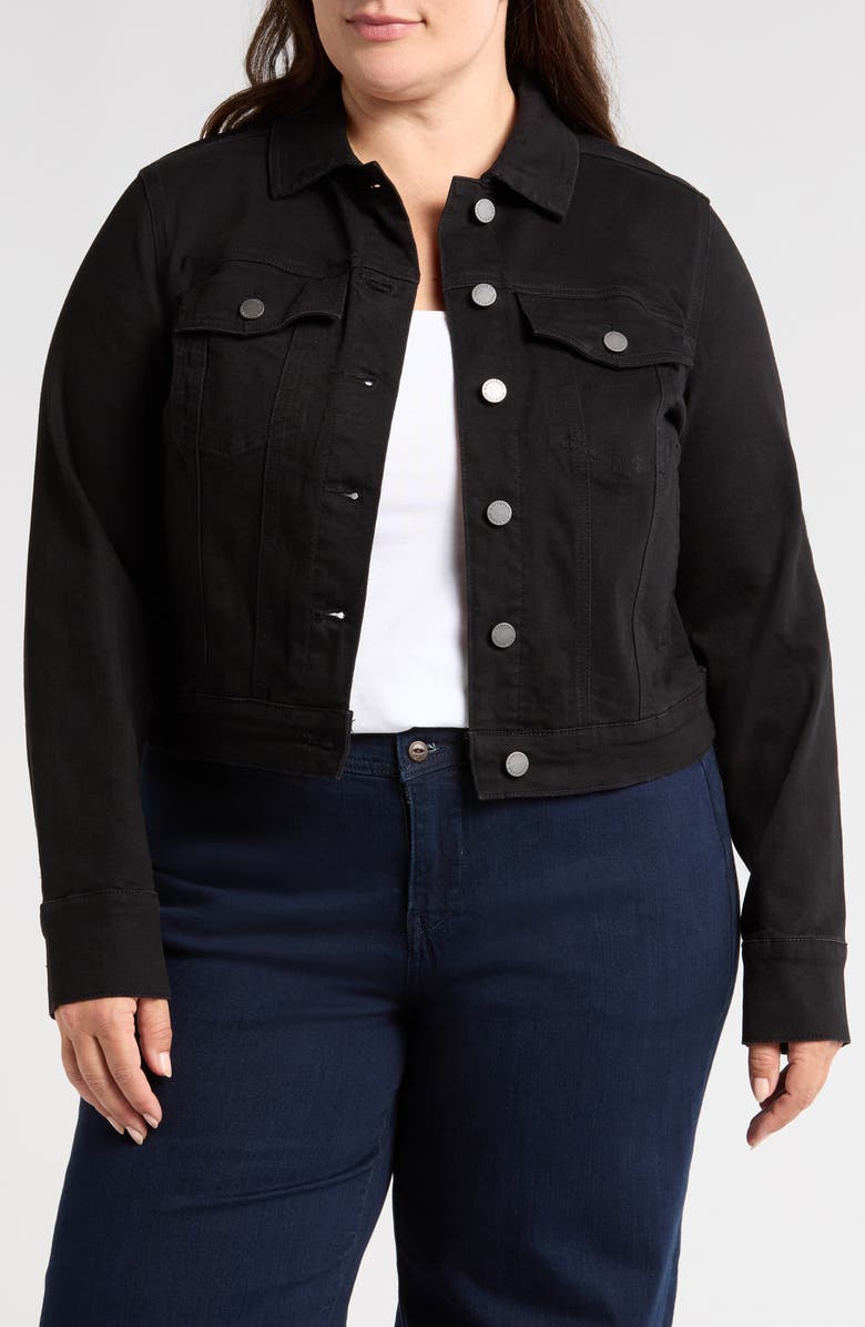 Universal Standard Kelsey Denim Jacket, Main, color, 