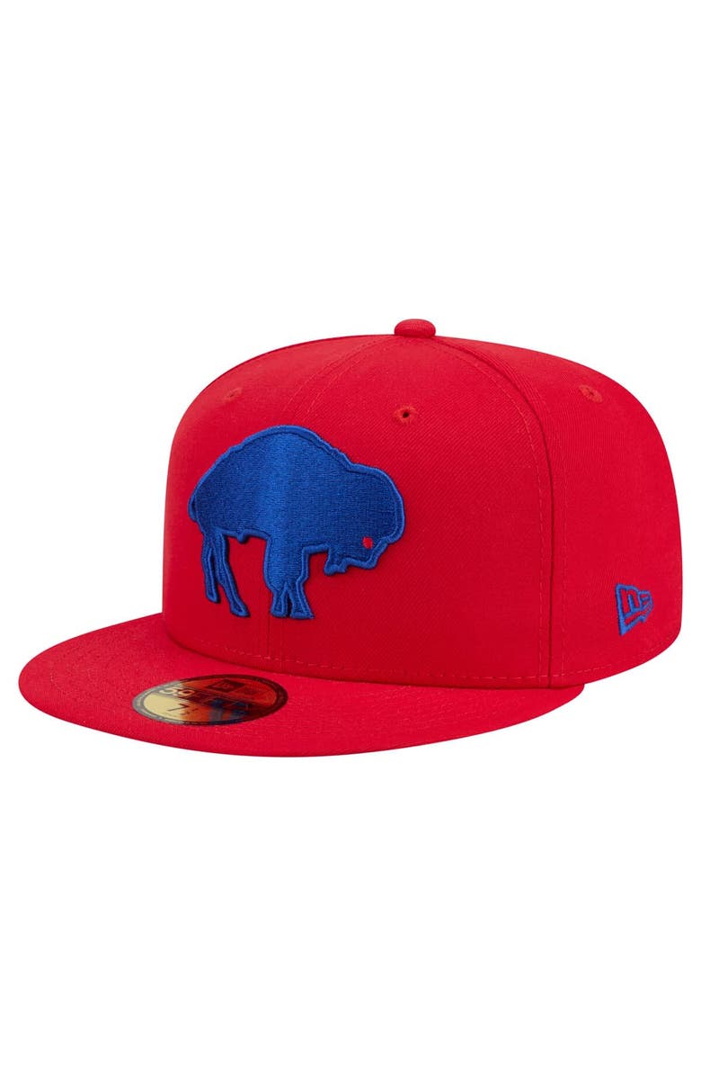 New Era Men's New Era Red Buffalo Bills 59FIFTY Fitted Hat, Main, color, Red
