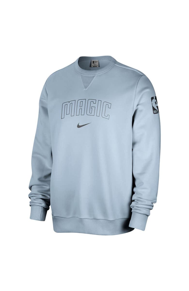 Nike Men's Nike Light Blue Orlando Magic Courtside Standard Issue Performance Pullover Sweatshirt, Alternate, color, Light Blue