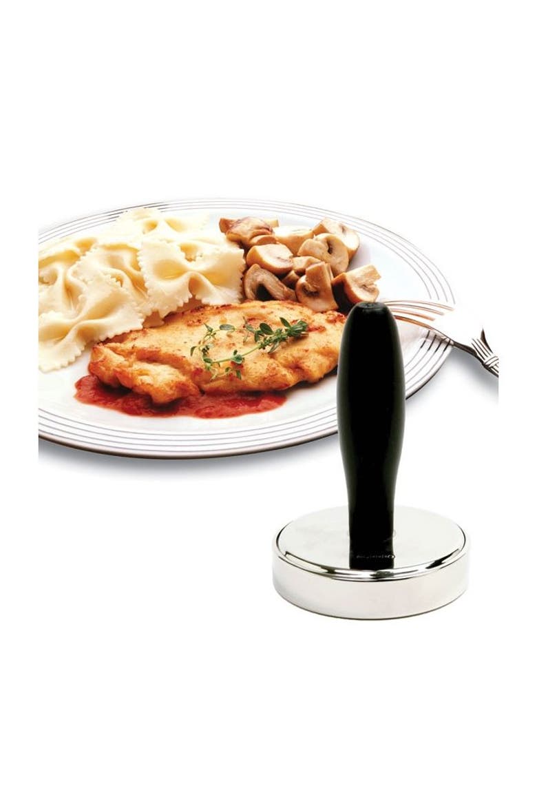 Grip-EZ Stainless Steel Meat Pounder, Alternate, color, Black