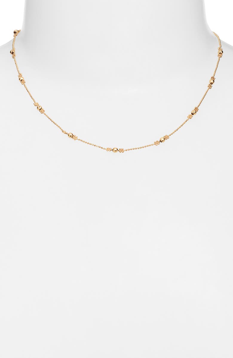 Poppy Finch Mixed Flower Beaded Necklace, Alternate, color, 