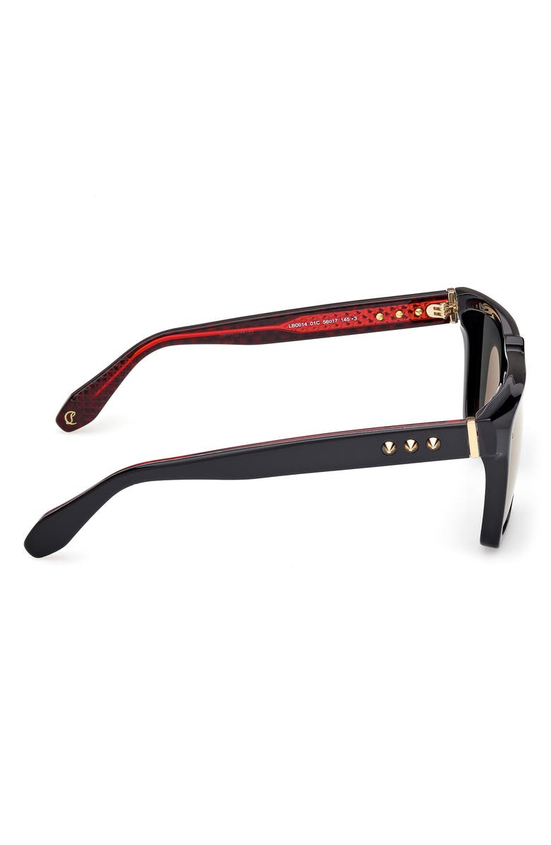 Christian Louboutin 56mm Square Sunglasses, Alternate, color,