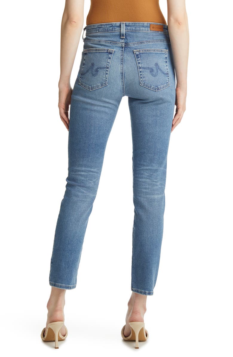 AG Prima Low Rise Ankle Cigarette Jeans, Alternate, color, 15 Years Seascape