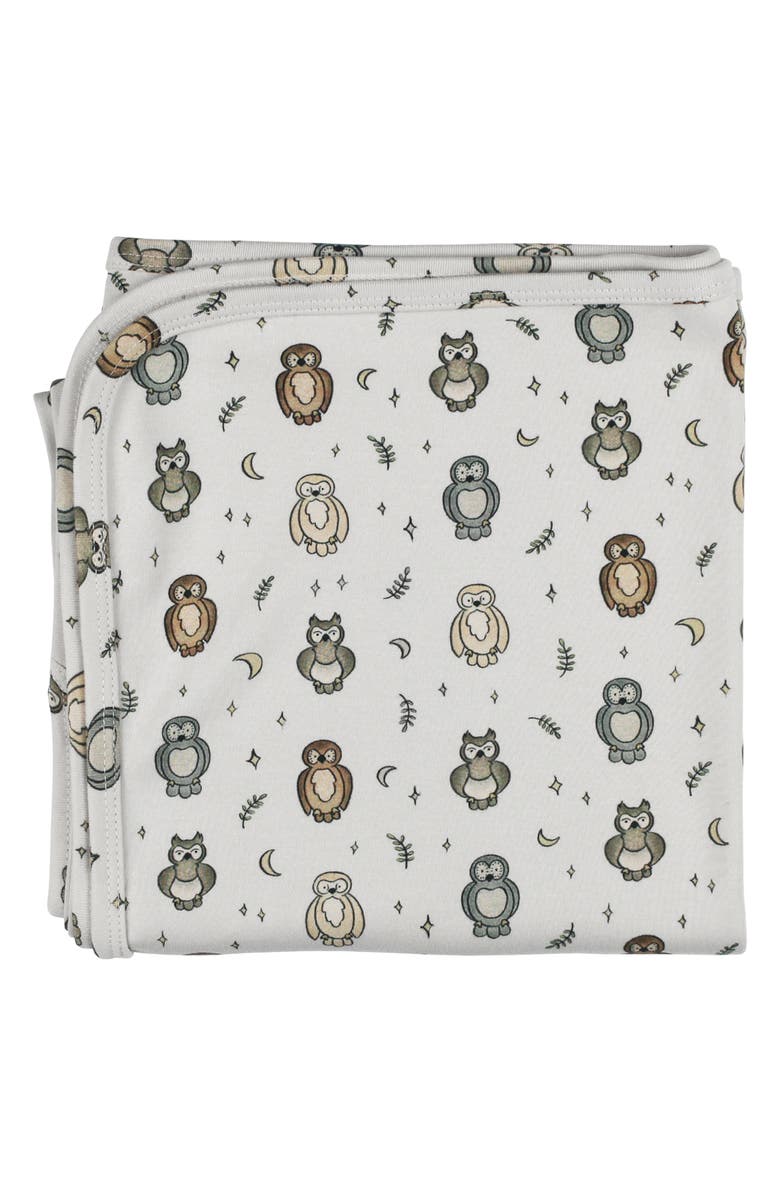L'ovedbaby Organic Cotton Baby Blanket, Main, color, Owl Hoo?