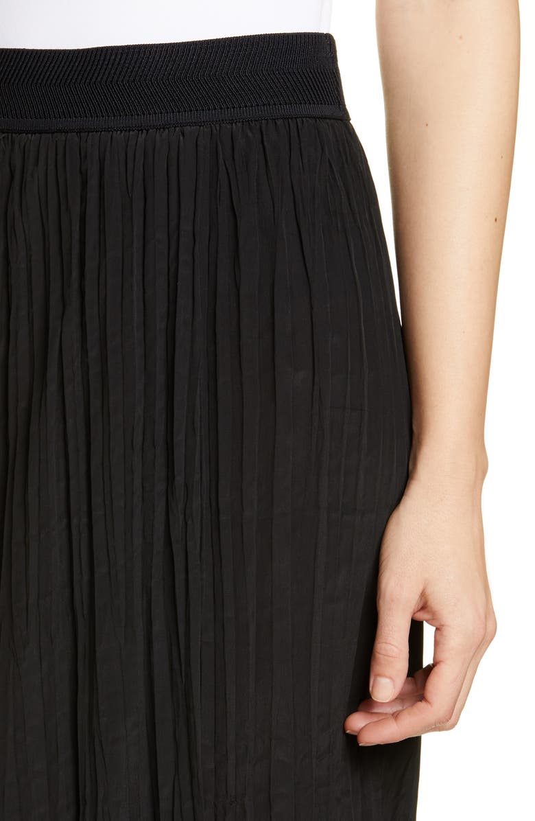 Vince Crinkle Pleated Asymmetrical Skirt, Alternate, color,