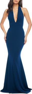 Dress the Population Camden Mermaid Hem Evening Gown