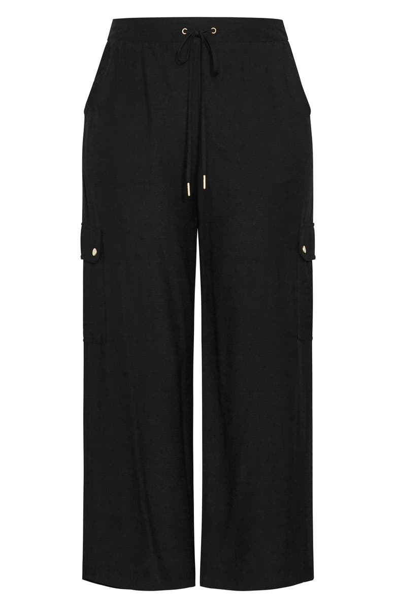City Chic Kasbah Wide Leg Cargo Pants, Alternate, color,