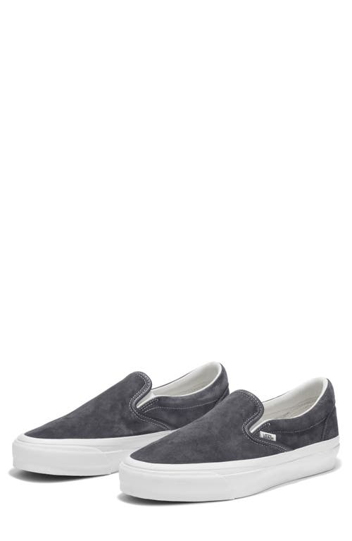 Vans Premium Authentic Reissue 98 Slip-on Sneaker In Pig Suede Nine Iron
