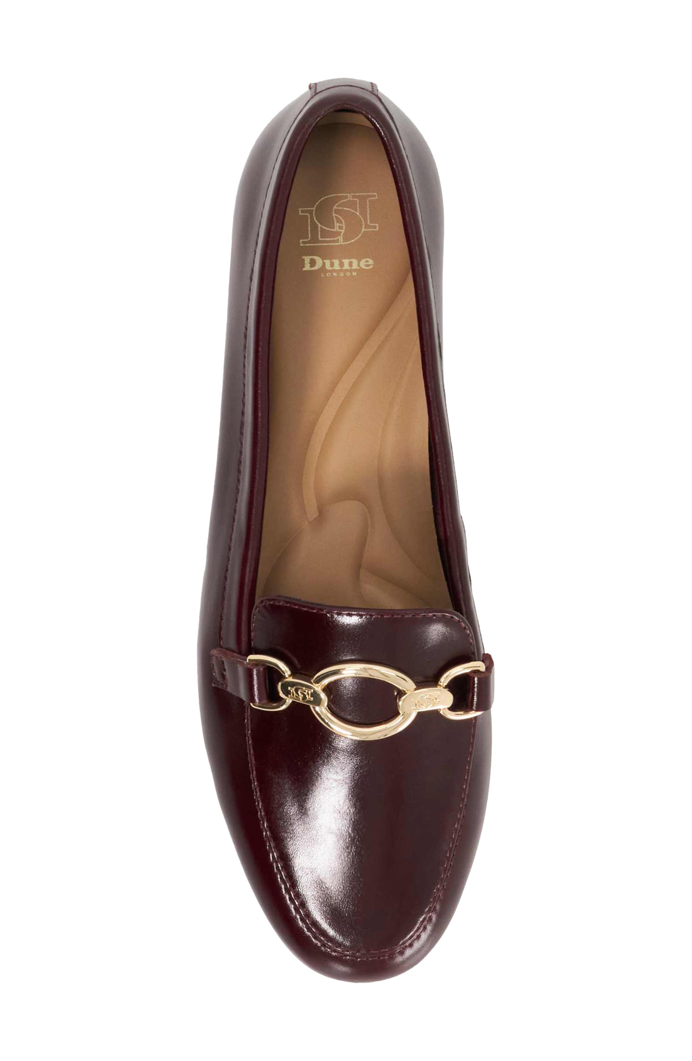 Gladia Leather Loafer, Alternate, color, BURGUNDY