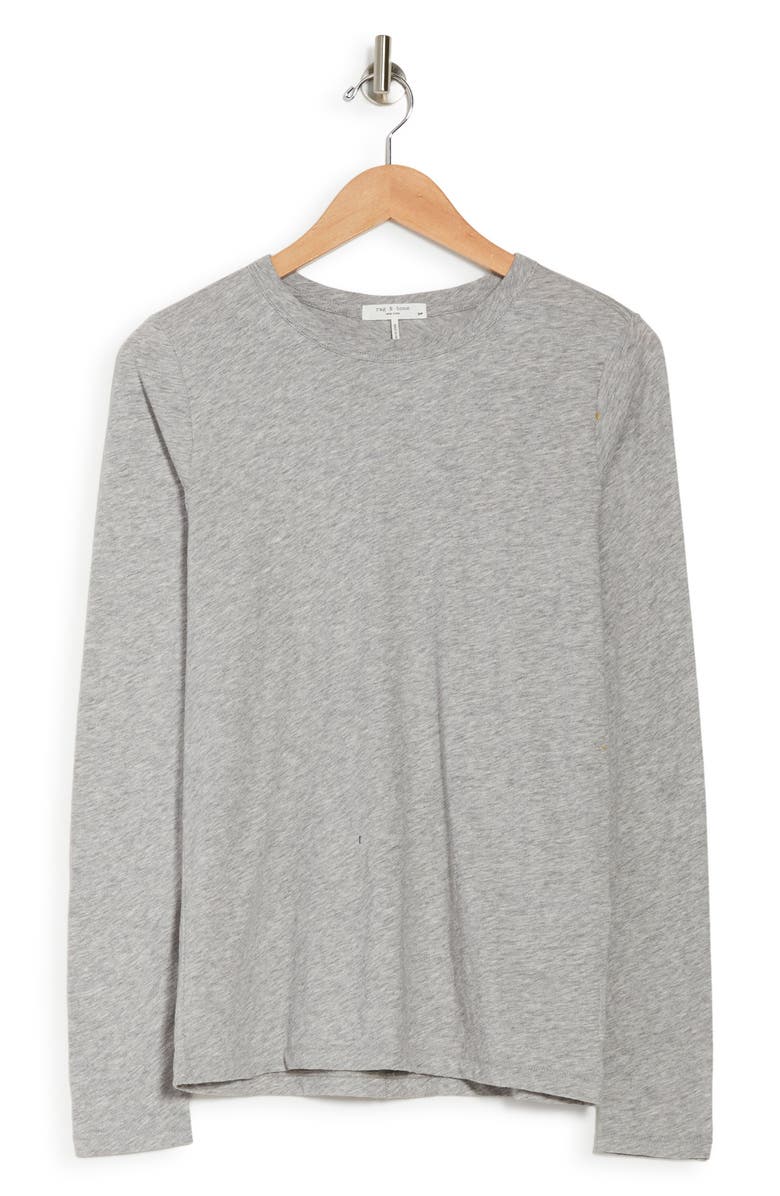 rag & bone The Slub Long Sleeve Cotton T-Shirt, Alternate, color,
