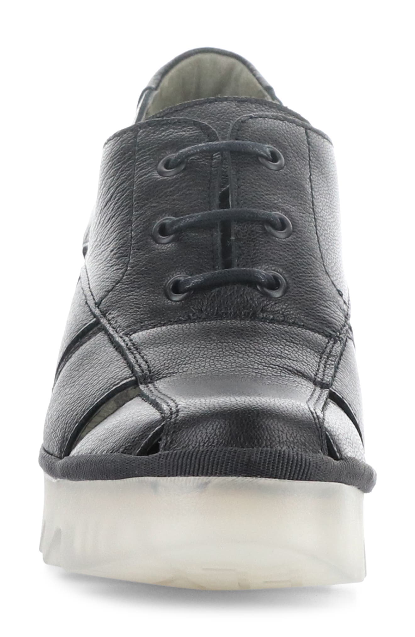 Fly London Bogi Platform Wedge Oxford, Alternate, color, 