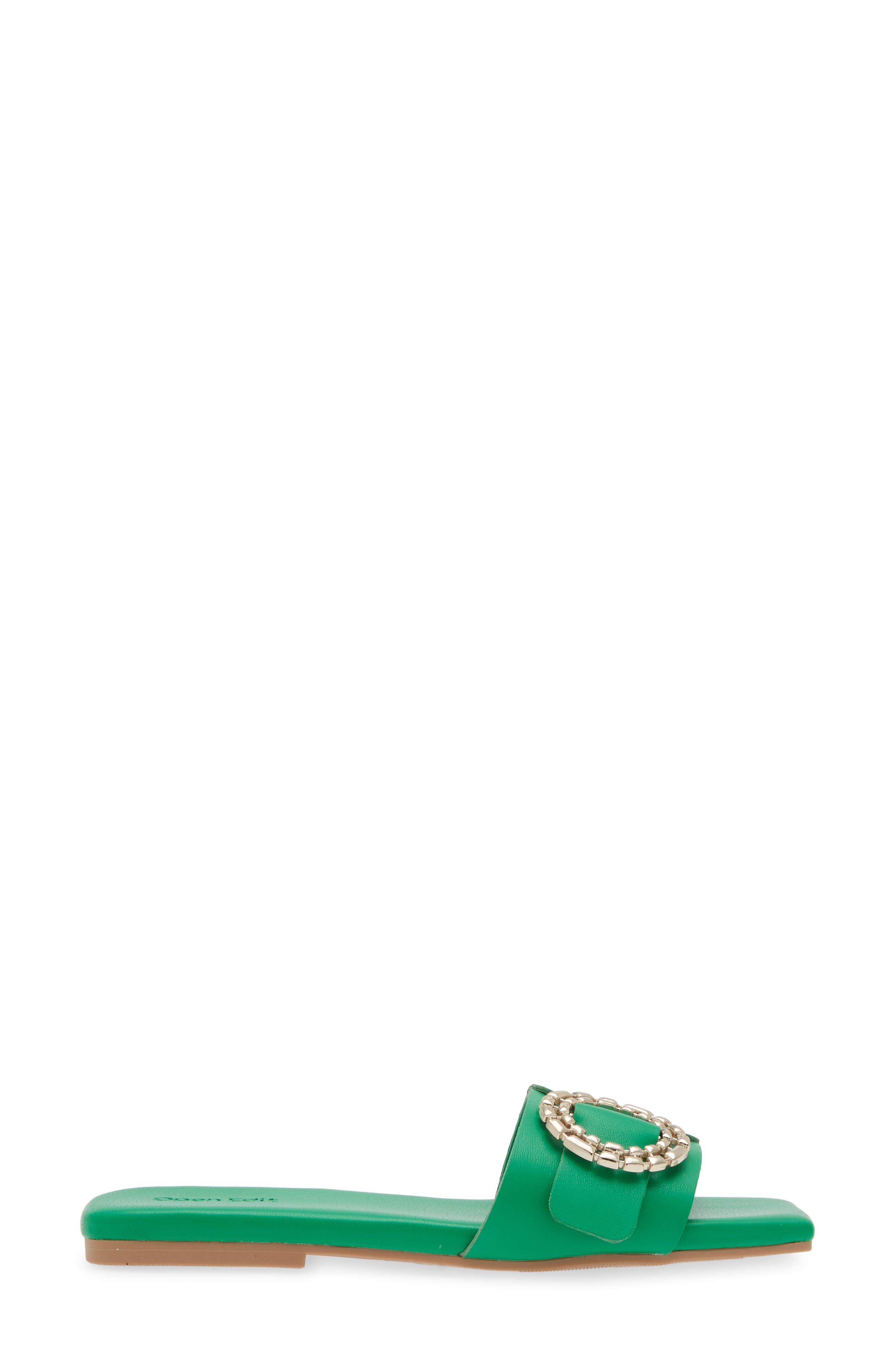 Lely Slide Sandal, Alternate, color, GREEN VIBRANT