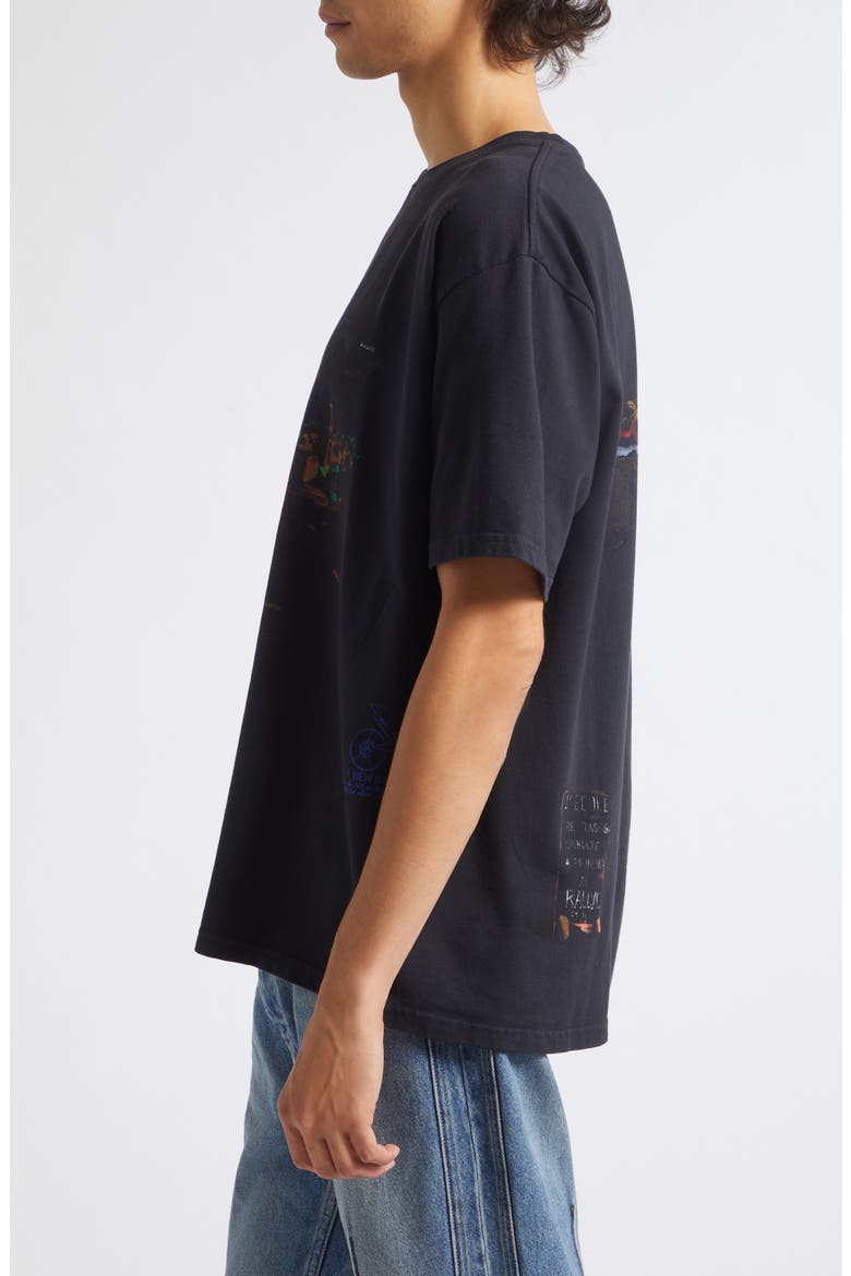 Carnet de Voyage Graphic T-Shirt, Alternate, color, VINTAGE BLACK/ MULTI