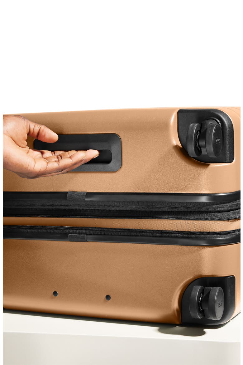 The Large Flex Hardshell Suitcase (Nordstrom Exclusive), Alternate, color, TAWNY BROWN
